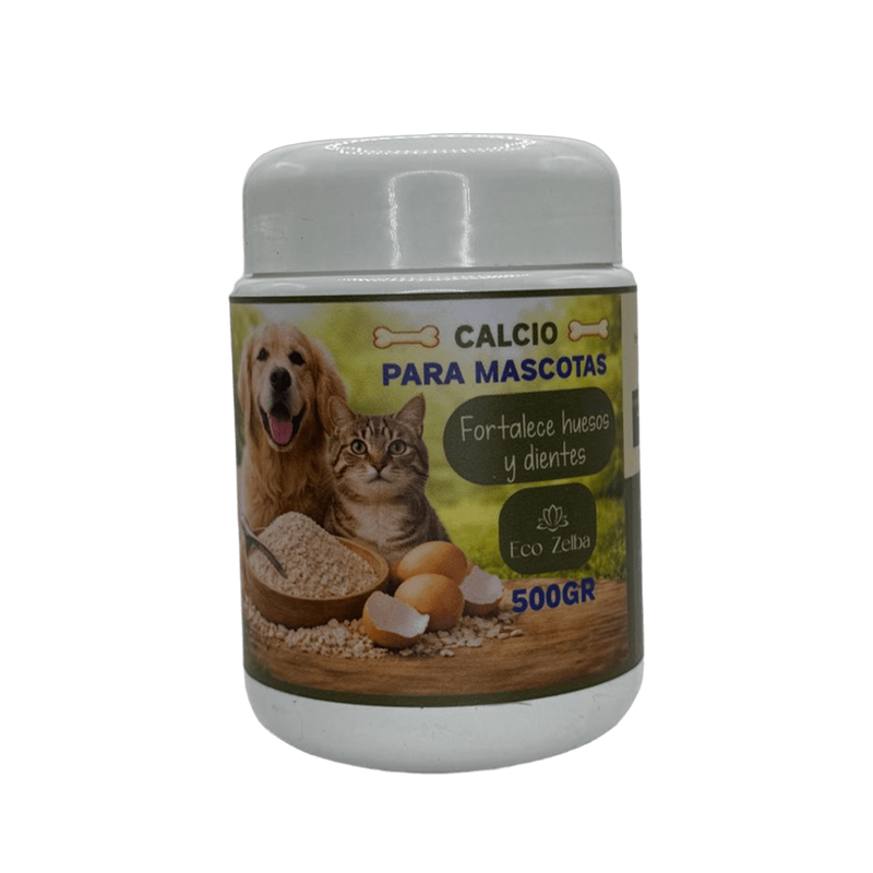 Calcio para Mascotas de Eco Zelba de 500 g visto de frente
