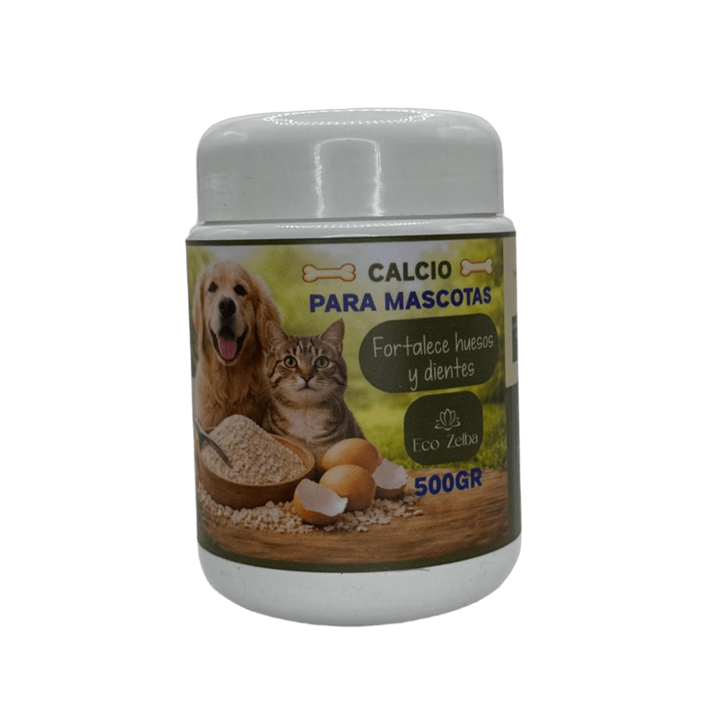 Calcio para Mascotas de Eco Zelba de 500 g visto de frente